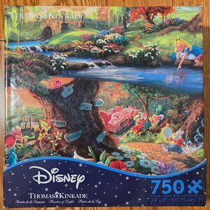 Thomas Kinkade: Alice in Wonderland Jigsaw Puzzle 750 Piece